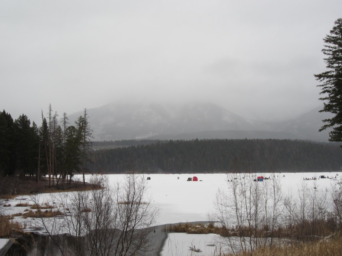 Murphy Lake was bustling for the 16th Annual Ryan Wagner Ice Fishing&nbsp;Derby