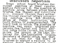 Blast from the Past: School Board Discusses&nbsp;Nepotism