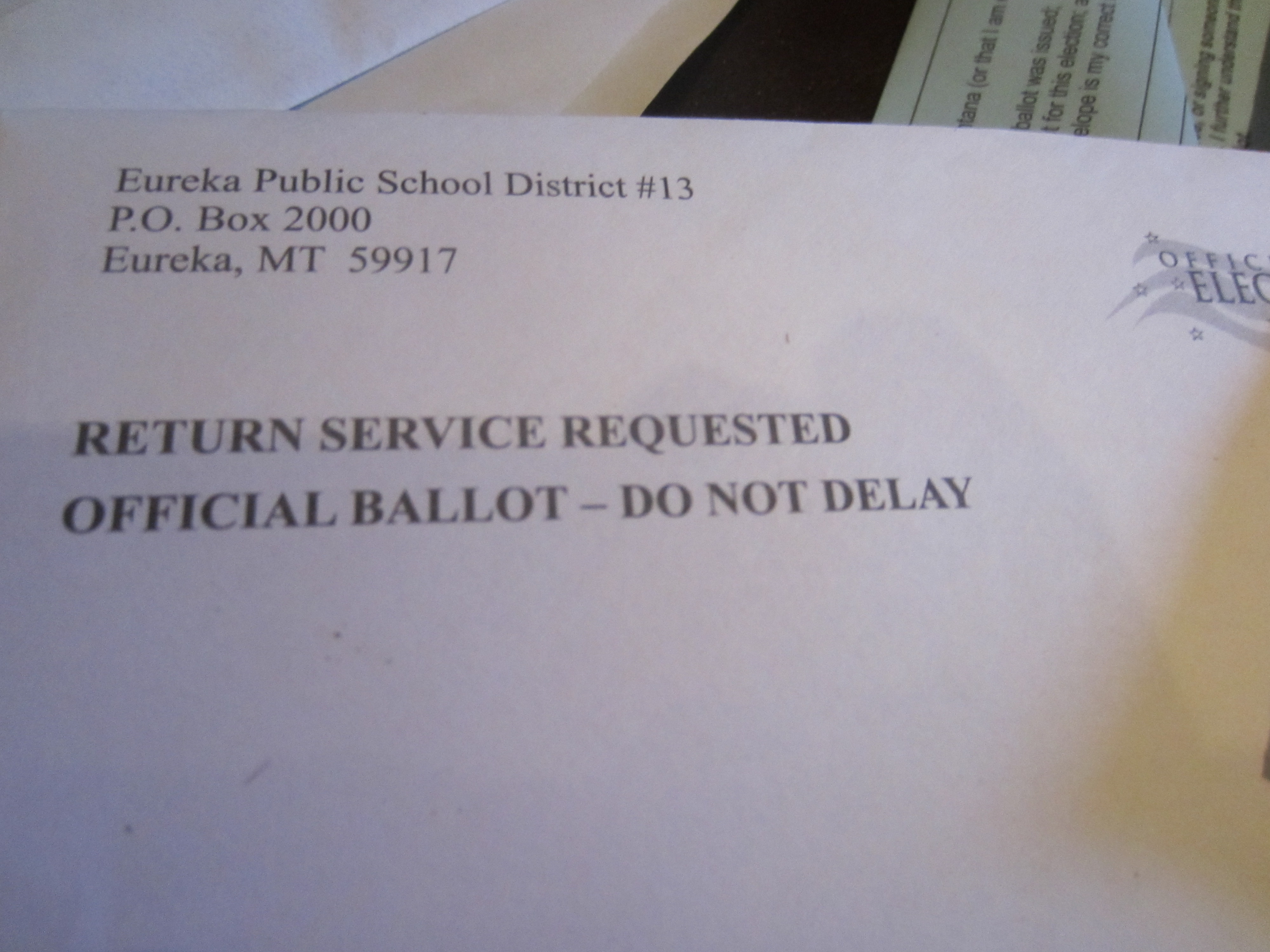 Error in Eureka Elementary School Board Election resulted in many extra ballots being mailed