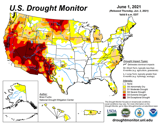 Dry in June