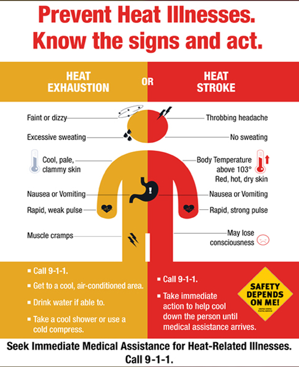 Heat Exhaustion and Heatstroke